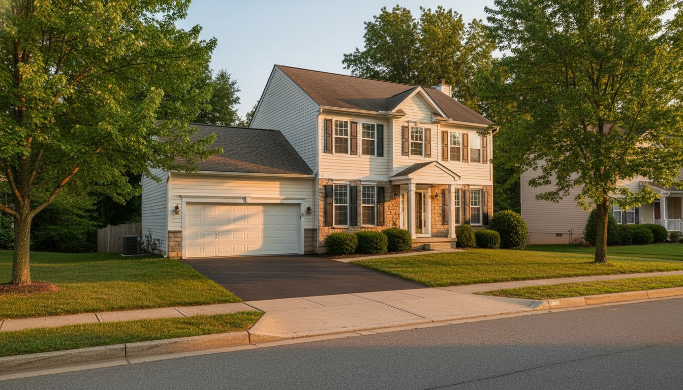 Ashburn, Virginia residential exterior &mdash; 20147 corridor colonial home