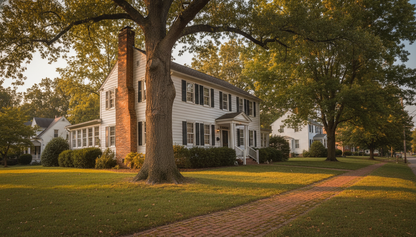 Vienna, Virginia residential exterior &mdash; Inside-the-Beltway clapboard home